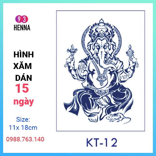 Hình Xăm Dán 15 ngày không phai KT12