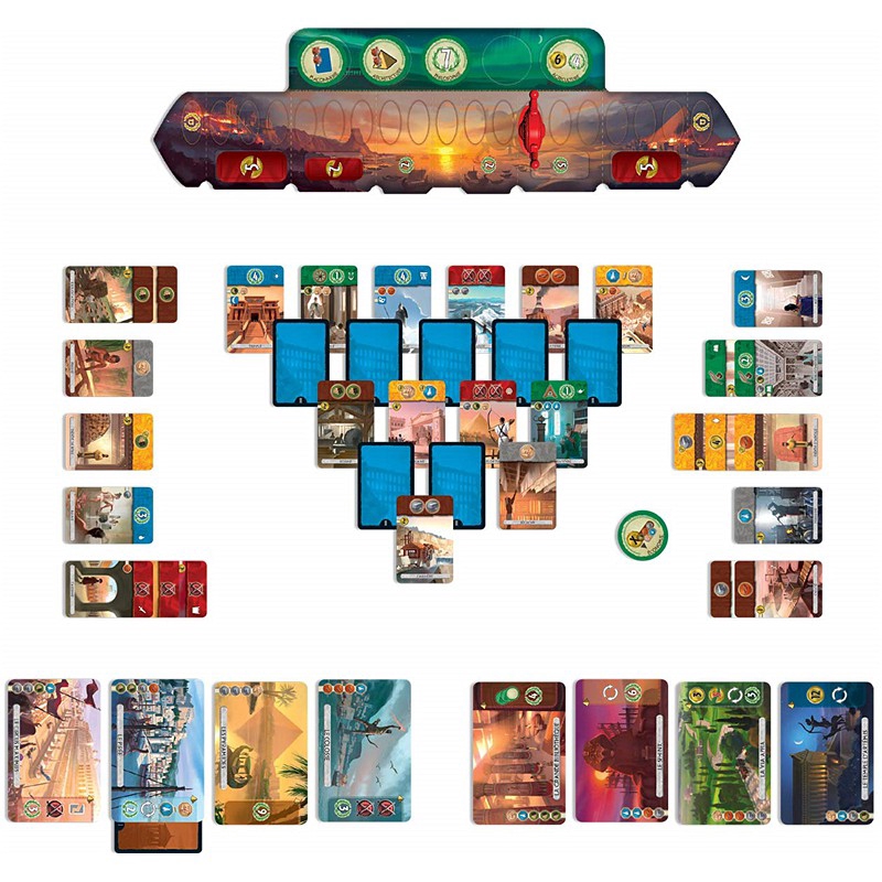 7 Wonders: Duel Board Game Bộ Bài Trò Chơi 7 Người