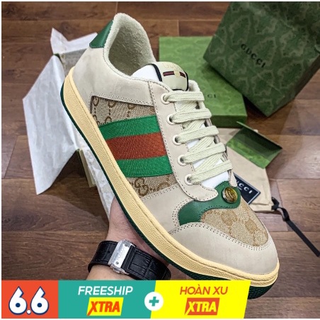 Giày Gucci_Sơn Tùng Xanh Hồng cao cấp ,Chuẩn hàng Trung Xịn