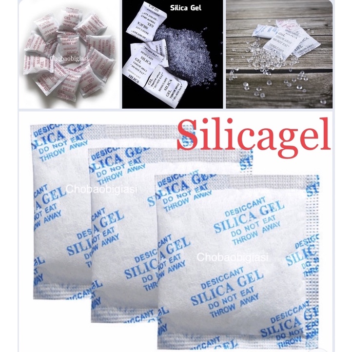 1kg/gói lớn gồm nhiều gói nhỏ Hạt hút ẩm Silicagel, gói hút ẩm nhiều cở 1g/2g/3g/5g/10g/20g/50g chống ẩm tốt