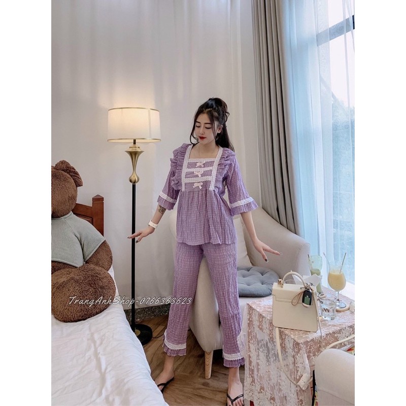 Bộ Ngủ Pijama Nữ Tiểu Thư
