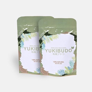 2 Gói Rong Nho Tươi Tách Nước Yukibudo - Rong Nho Biển Khô Nha Trang Khánh Hoà - Tặng Kèm Sốt Mè Rang (Gói x 25 g)