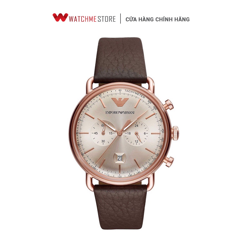 [ ĐẶC BIỆT 18-29.07 - VOUCHER 10%] - Đồng hồ Nam Emprorio Armani dây da AR11106