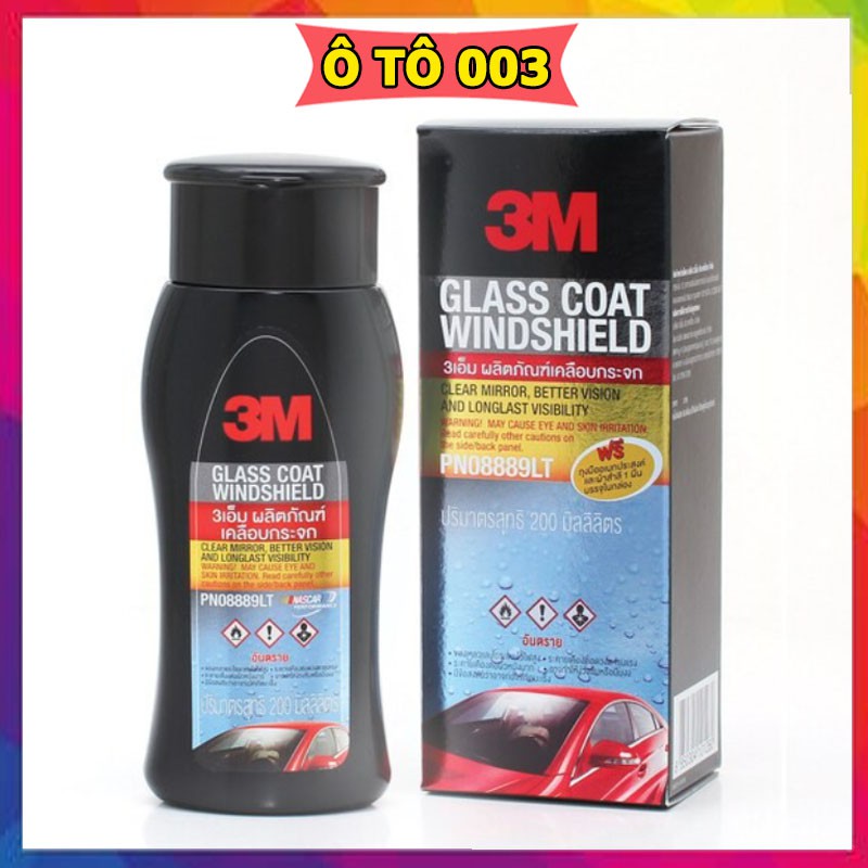 Dung dịch Chống bám nước trên kính xe chính hãng 3M