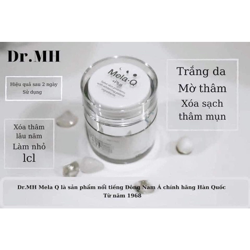 Kem n.á.m Mela Q Plus Cream giảm n.á.m, trắng da, chống lão hóa 50ml Hàn Quốc