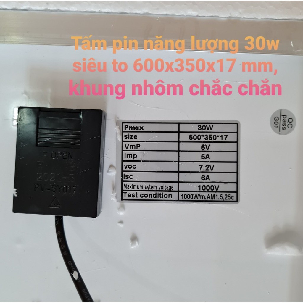 Đèn led pha năng lượng mặt trời 300w IP67 có remote tấm pin 600x350mm, dây nối dài 5m - Bảo hành 12 tháng