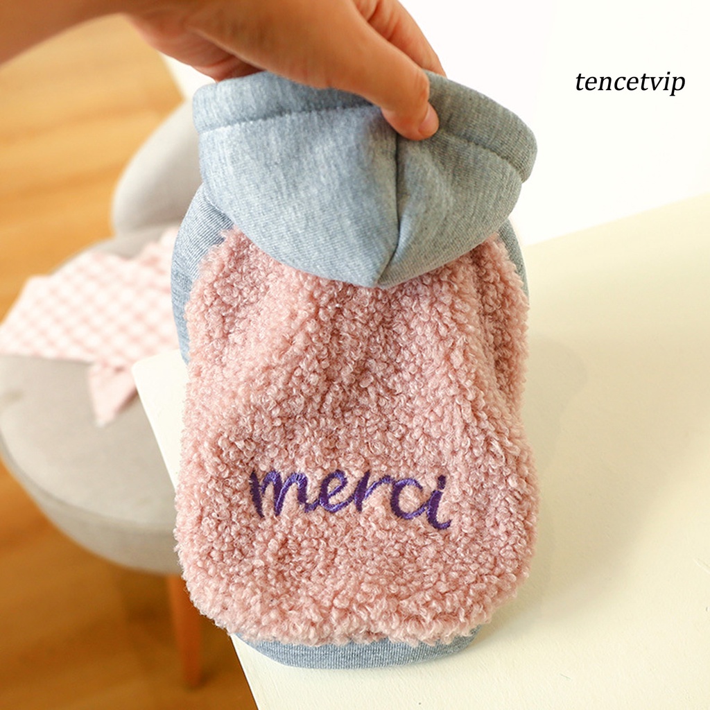 Áo hoodie mềm mại dày dặn giữ ấm mùa đông cho cún cưng
