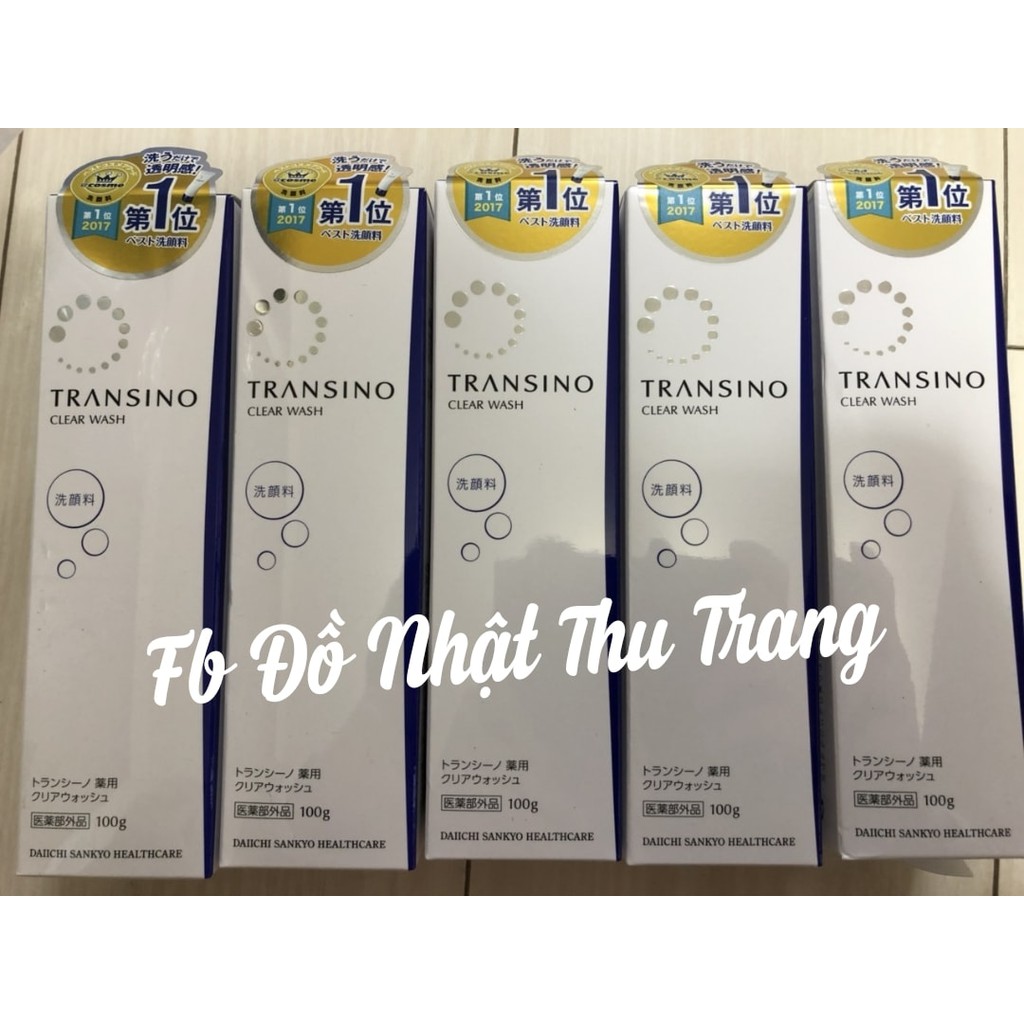 Sữa rửa mặt Transino Cleansing Wash 100g