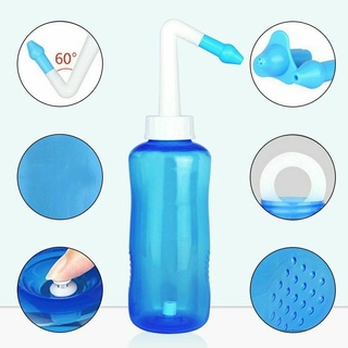 Bình rửa mũi Waterpulse 300/500ml, bình vệ sinh mũi cho bé và người lớn, dụng cụ rửa mũi ngăn ngừa viêm xoang