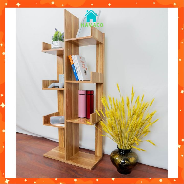 Kệ Sách Xương Rồng 8 Ngăn Tiện Lợi - Kệ Sách Xương Rồng 8 Ngăn Hình Cây Siêu Đẹp Trang Trí Văn Phòng, Bàn Làm Việc