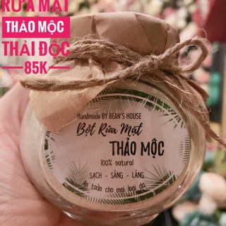 Bột rữa mặt thảo mộc ngăn ngừa mụn BEANS HOUSE