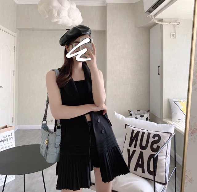 Đầm vest blazer BSK phối | BigBuy360 - bigbuy360.vn