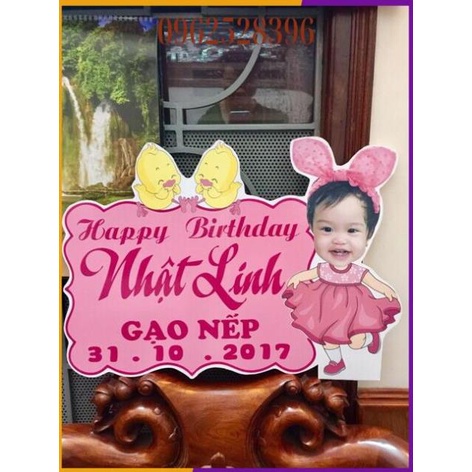 ❤️ Bảng Tên Treo Sinh Nhật Cho Bé ❤️