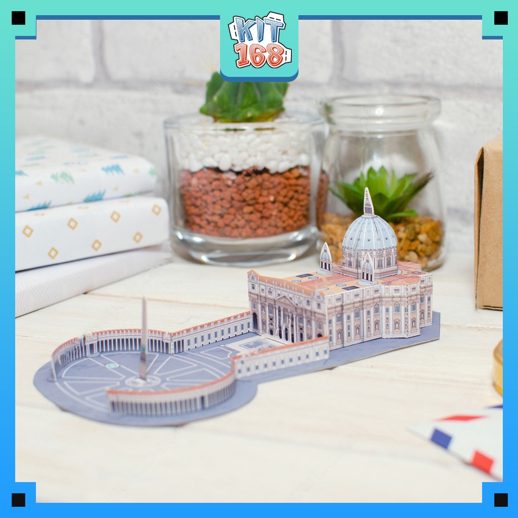 Mô hình giấy kiến trúc Basilica of Saint Peter Mini - Vatican