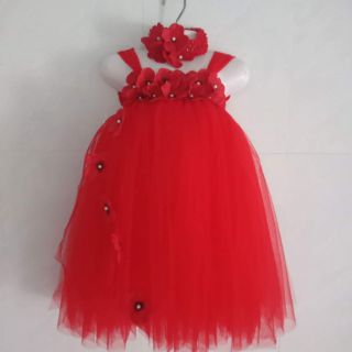 Đầm đỏ đẹp cho bé (hình chụp thật)