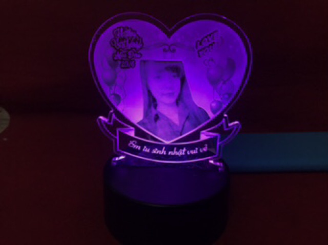 Đèn ngủ khắc theo yêu cầu