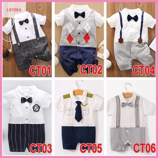 [Vải CAO CẤP] Body Công Tử Cộc Tay chất Cotton Mềm Mịn mẫu Body cho Bé Trai Bé Gái Dễ Thương từ 0 đến 12 tháng