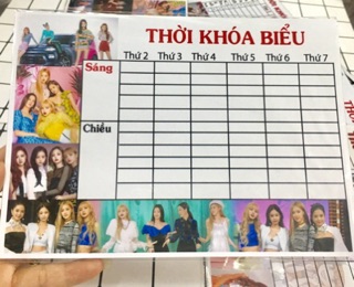 2 Thời khoá hiểu BLACKPINK