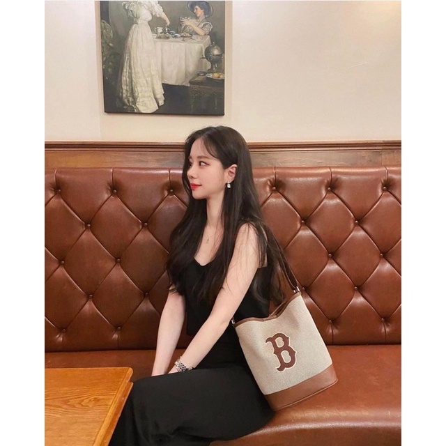 Túi MLB đeo chéo dáng vuông canvas new