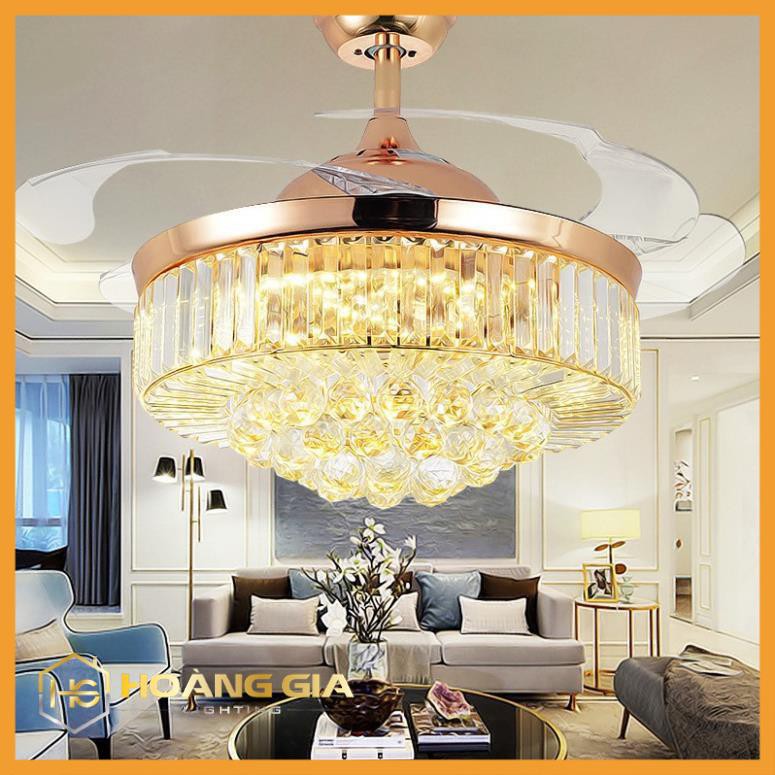 Quạt Trần Đèn - Quạt Trần Phòng Khách QPF106 - Cánh Cụp Cánh Xòe Có 3 Chế Độ Ánh Sáng Sang Trọng - Điều Khiển Từ Xa | BigBuy360 - bigbuy360.vn