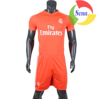Bộ đồ đá banh Real Madrid sân khách  Mùa giải 2017-2018 Senavina (Cam)