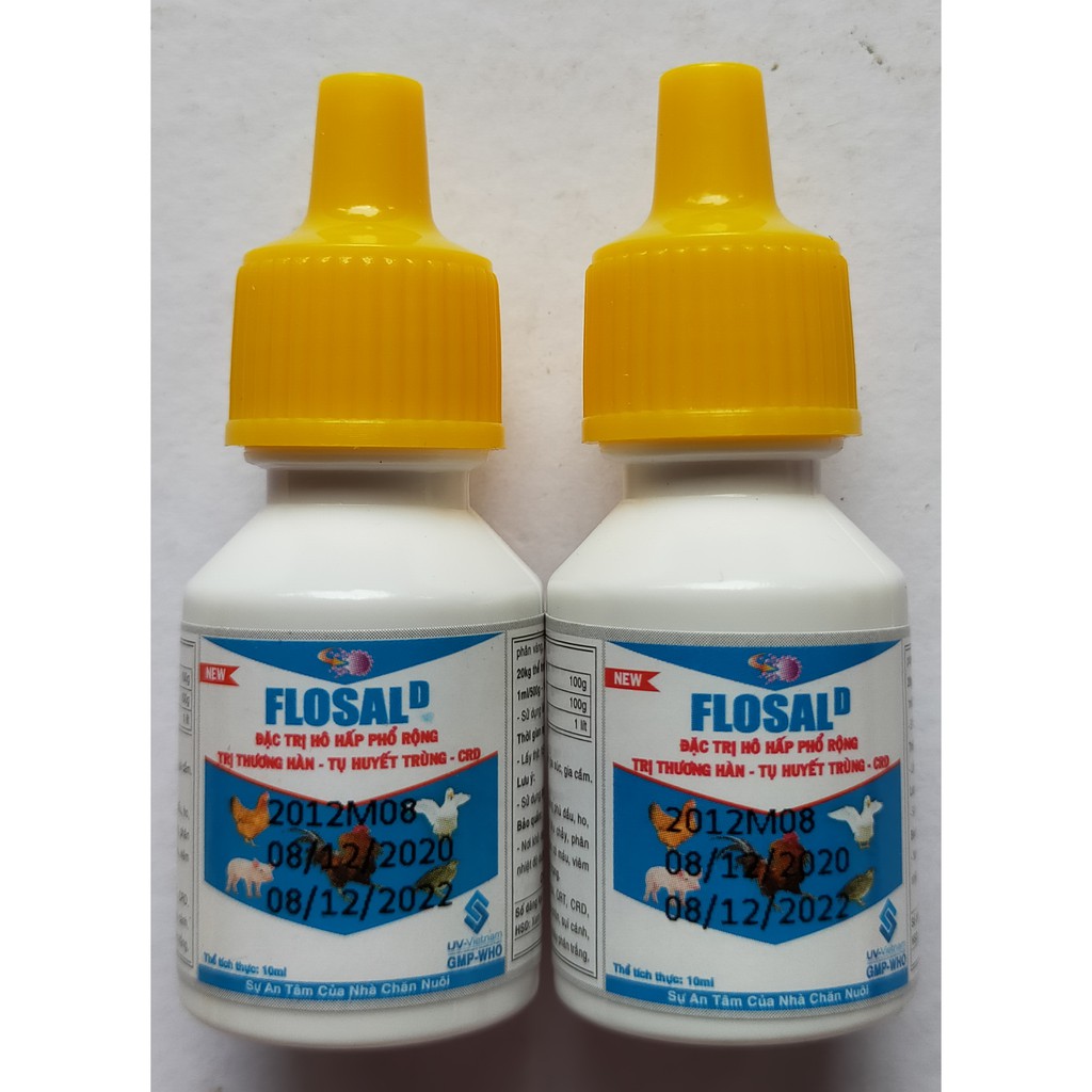 Flosal D 10ml Dùng cho gà chọi, gà đá, chim cảnh