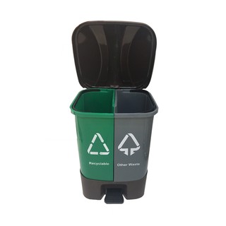 Thùng rác đạp phân loại 30 lít