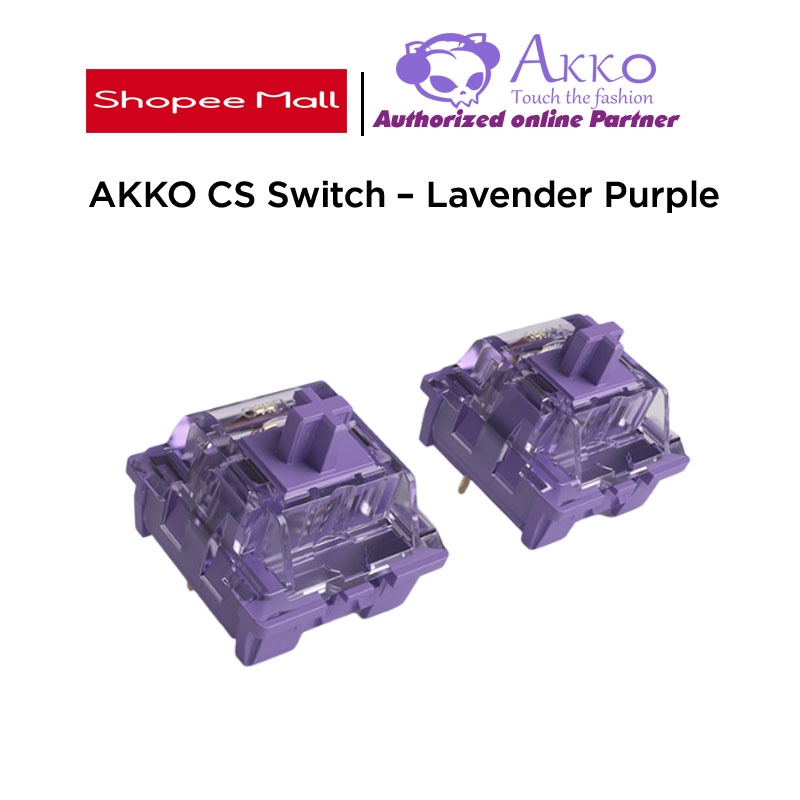 Bộ Switch bàn phím cơ Akko CS Switch - Lavender Purple (45 switch)