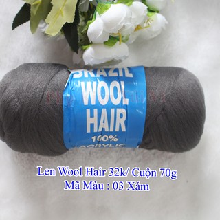 Len wool hair 55k/ cuộn 70g