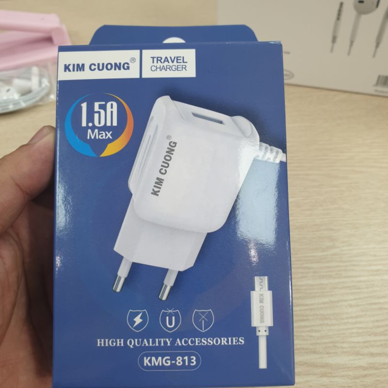 Sạc liền dây chân micro/chân 88/chân 86 bảo hành 12 tháng