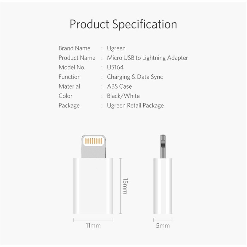 Đầu Chuyển Đổi Micro Usb Sang Lightning 8 Pin Chuyên Dụng