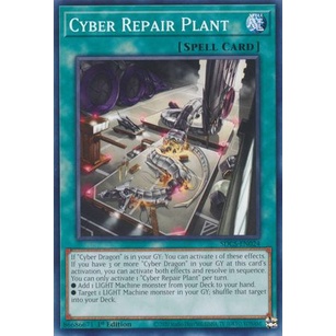 Thẻ bài Yugioh - TCG - Cyber Repair Plant / SDCS-EN024'