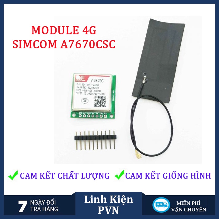 MODULE 4G SIMCOM A7670CSC ĐÃ RA CHÂN THAY THẾ MODULE SIM800L