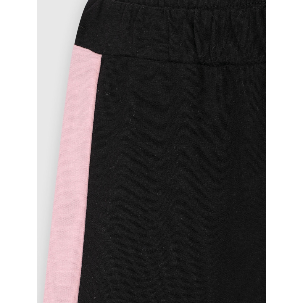 Quần legging bé gái CANIFA chất liệu cotton pha dáng ôm màu hồng đen xám - 1BL21W002