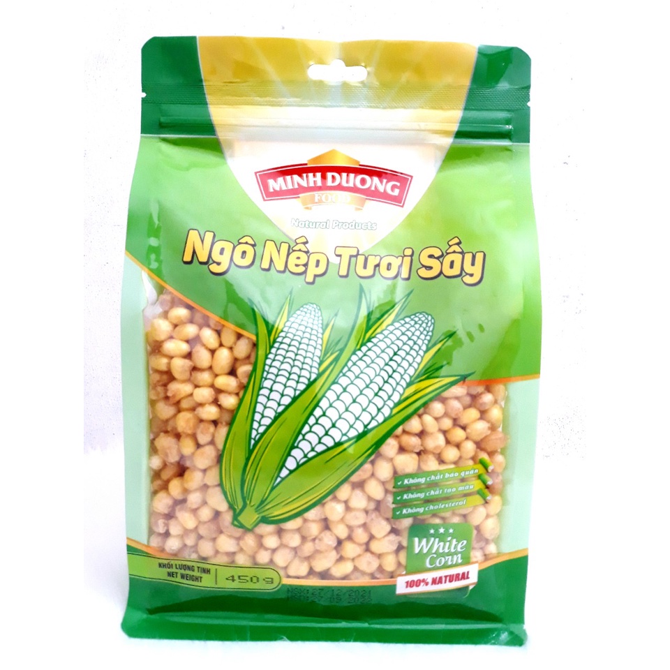 Combo 10 Gói x 450g Ngô Nếp Tươi Sấy Minh Dương