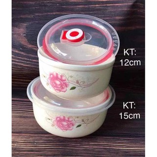 Bộ 2 thố sứ hút chân không Rất tiện dụng