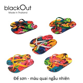Dép xỏ ngón blackOut | Nữ