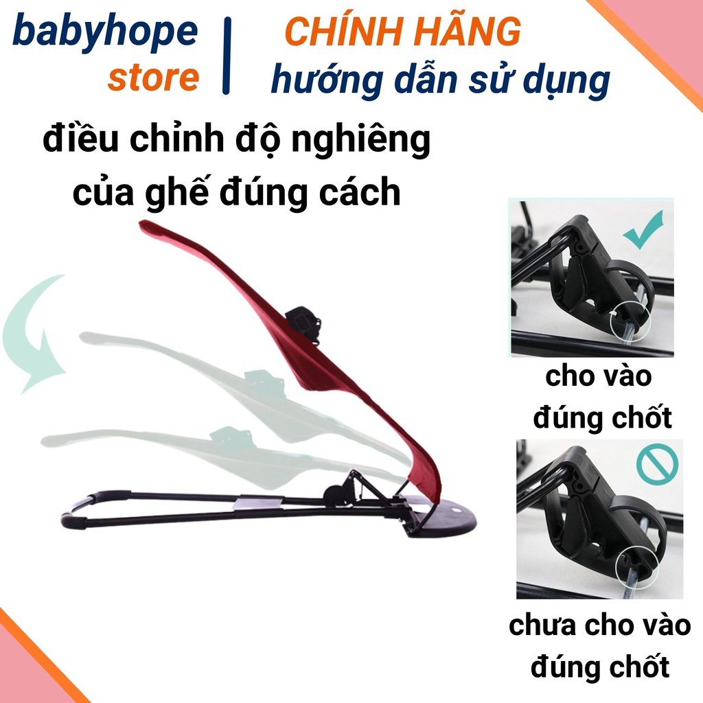 Ghế rung cho bé đa năng bập bênh ,ghế nhún theo chuyển động có đồ chơi cho trẻ ngủ loại cao cấp