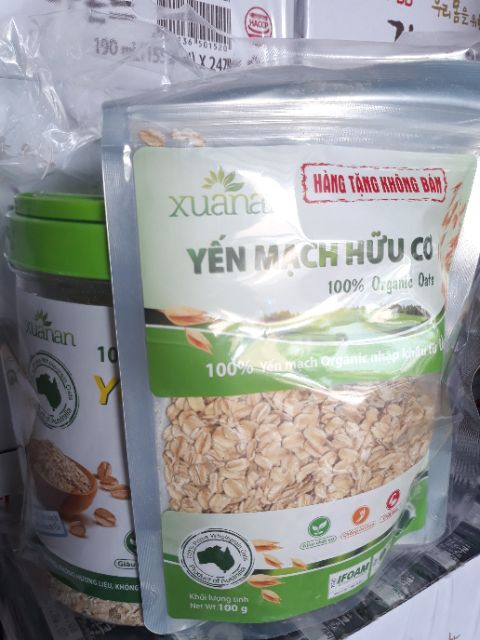 1 Hộp /1 bịch Yến mạch xuân an 400g tặng bịch yến mạch