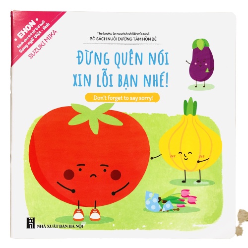 [LIFEMALL9915 - 12% đơn 99K] Sách - Ehon Song ngữ Việt Anh Cho Bé từ 0-6 tuổi (bộ 10 cuốn có file nghe)