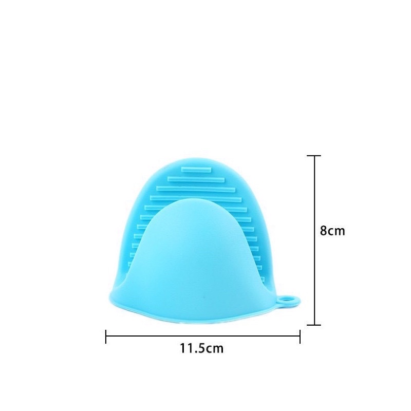 Set 2 miếng kẹp nhấc nồi chống nóng silicon tiện dụng.