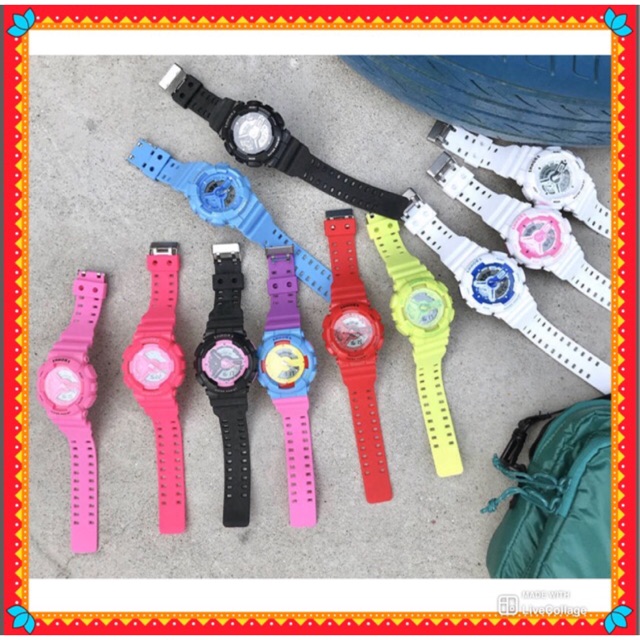 ĐỒNG HỒ THỂ THAO NAM NỮ SHHORS DÂY SILICON NHIỀU MÀU D206B CỰC ĐẸP | BigBuy360 - bigbuy360.vn