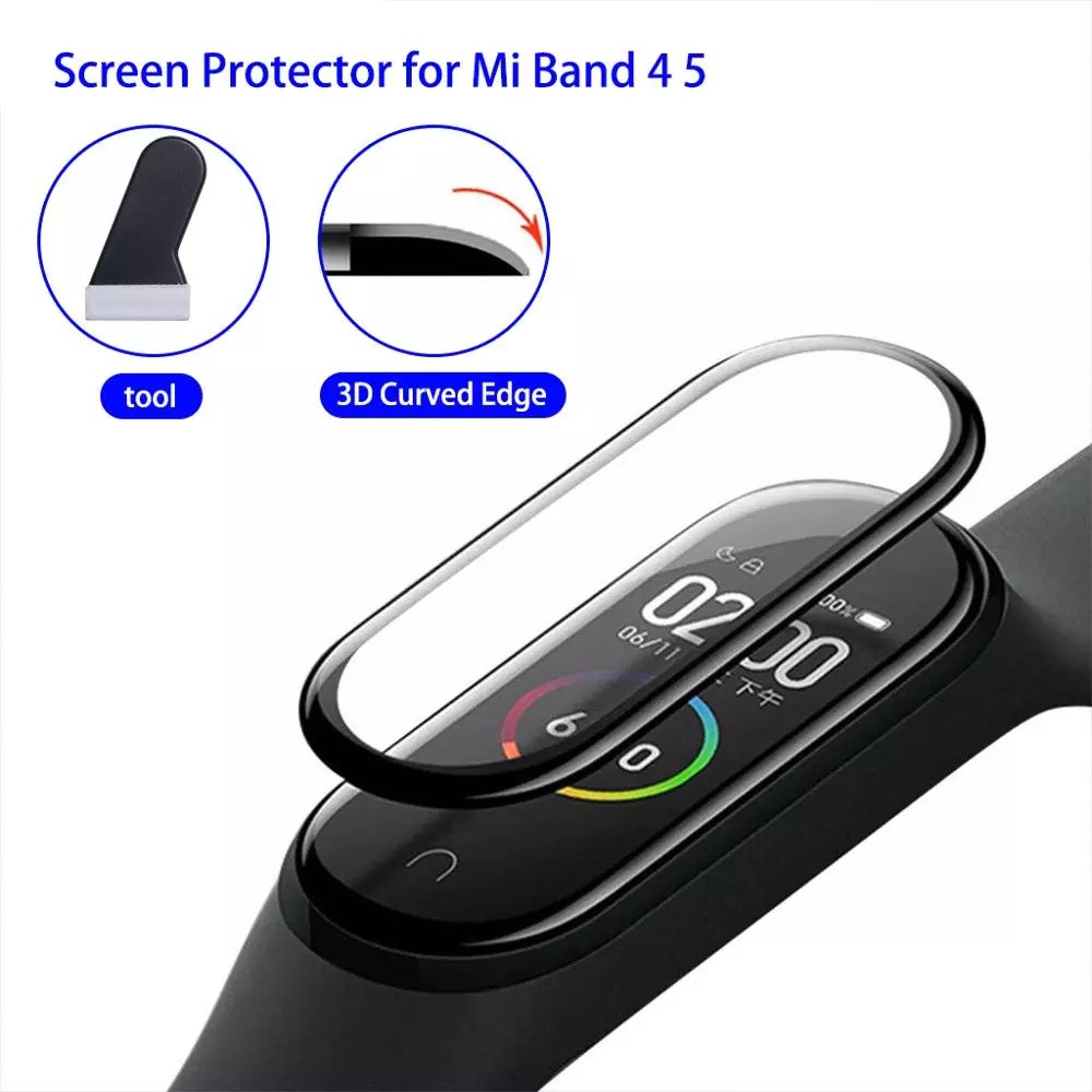 Miếng Dán Bảo Vệ Màn Hình 3D Cho Xiaomi band 7 7pro 6 5 4