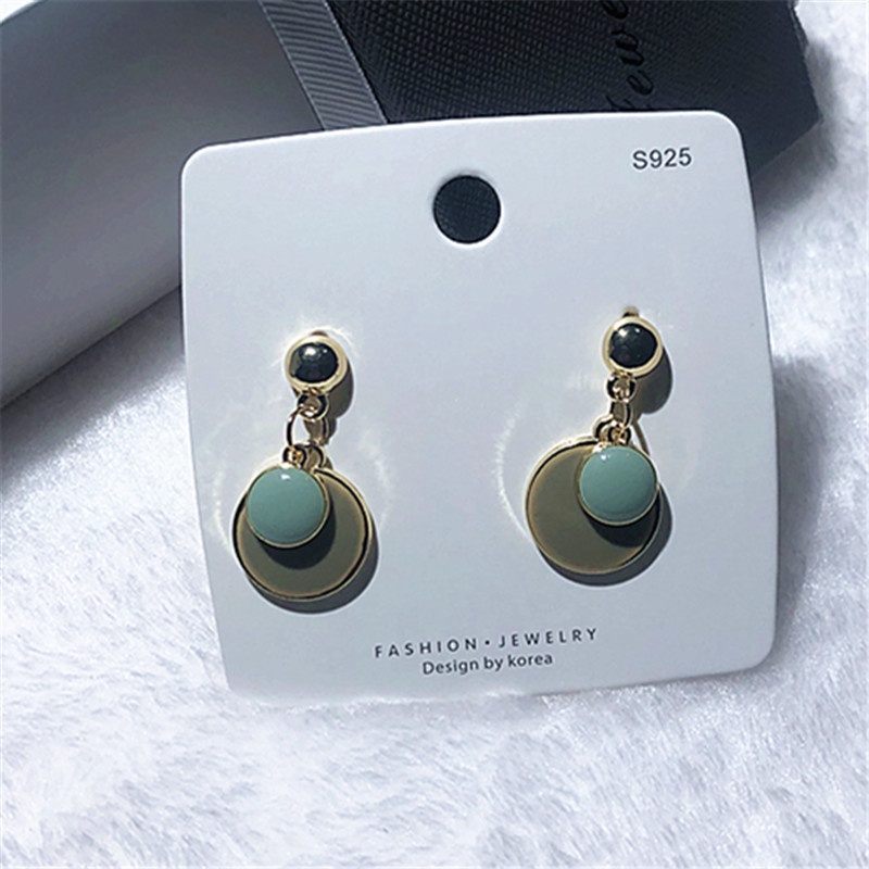 Bông Tai S925 Màu Sắc Thời Trang Đơn Giản