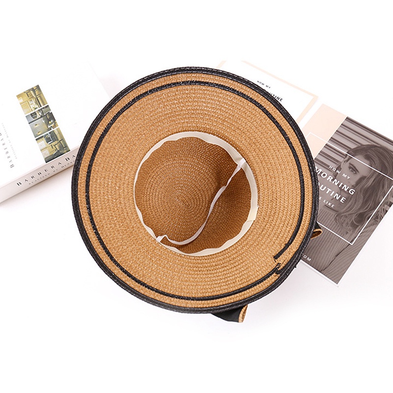 Nón Cối Rộng Vành Phối Nơ Cho Nữ