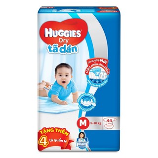 Tả dán huggies m44 tặng 4 tả quần m