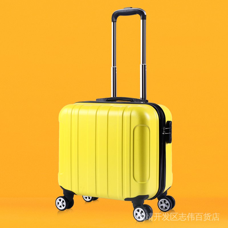 Va Li Du Lịch 18-Inch 20-Inch Khóa Mật Khẩu Bằng Da Kiểu Hàn Quốc Cho Nam + Nữ