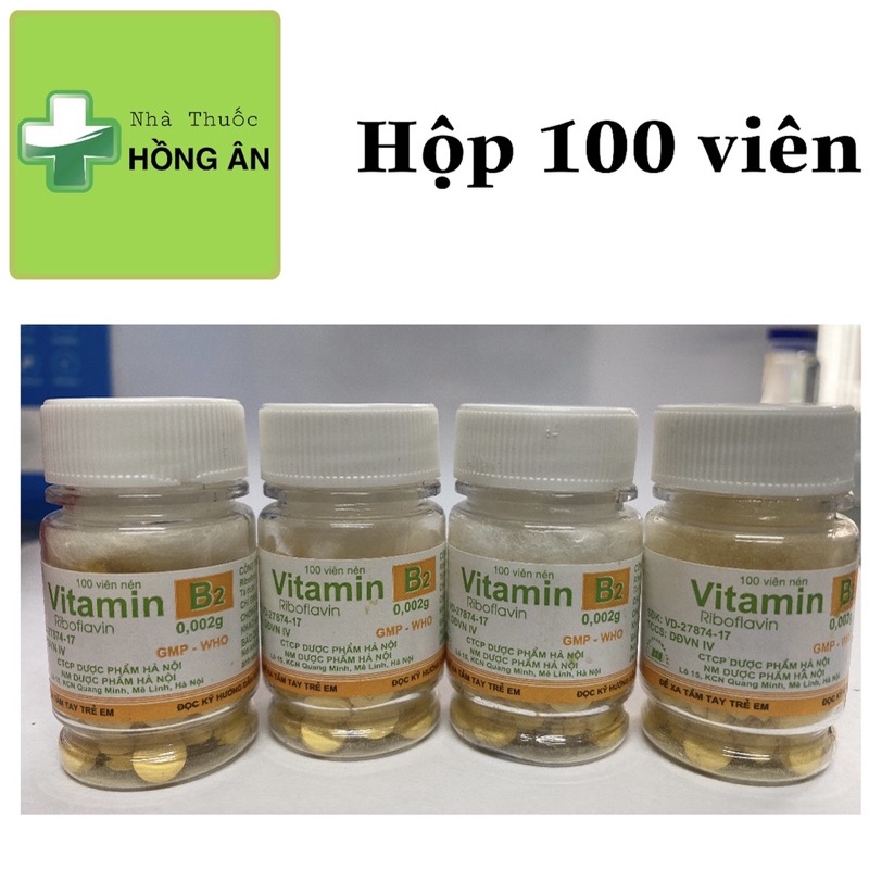 VITAMIN B2 ❤️ Dùng trong bệnh thiếu vitamin B2. - Rối loạn hấp thu, rối loạn thị giác, trẻ em chậm lớn, thiếu máu. | Thế Giới Skin Care