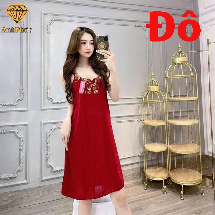 Đầm ngủ thun lạnh phối ren mặc mát Anh Phúc + Đầm Bản Ren | BigBuy360 - bigbuy360.vn