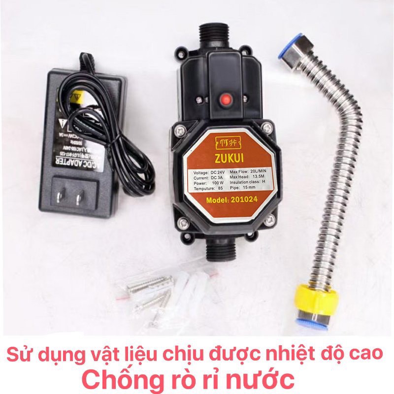 MÁY BƠM TĂNG ÁP - TRỢ LỰC MÁY GIẶT, VÒI SEN 100W 24V 20L/MM